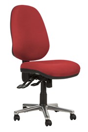 Kirby Bariatric Chair - Cherry Red No Arm 