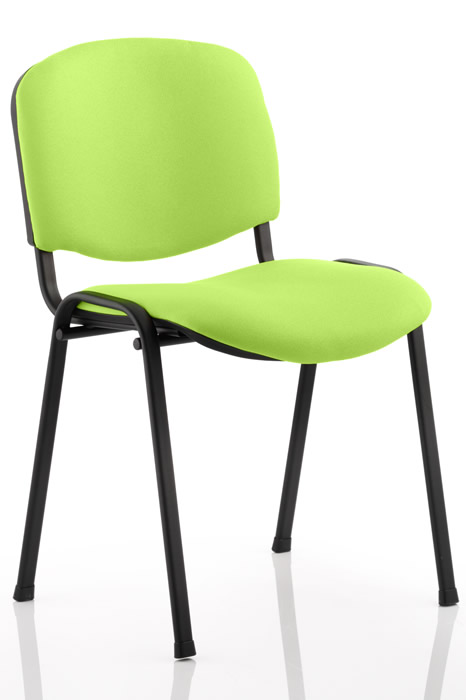 View Lime Green Fabric Conference Chair With Arms Stackable 12 High information