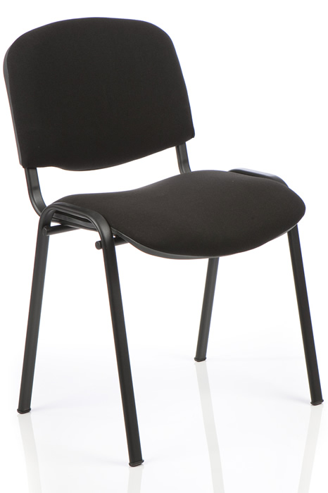 View Black Fabric Conference Chair With Arms Stackable 12 High Stackable 12 High information