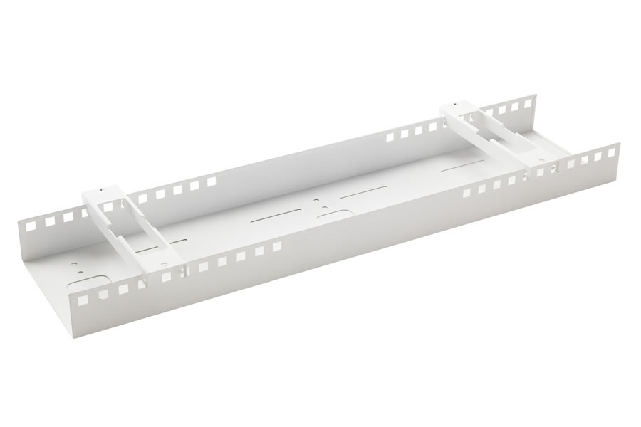 View Double Horizontal Office Cable Tray White information