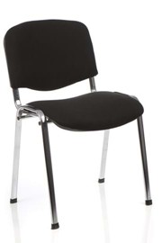 Chrome Conference Chair - Black No Arms