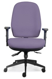 Torque Bariatric Fabric Office Chair - Purple