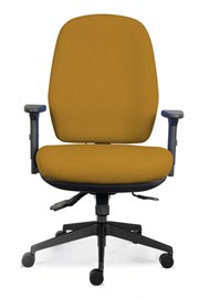 Torque Bariatric Fabric Office Chair - Yellow