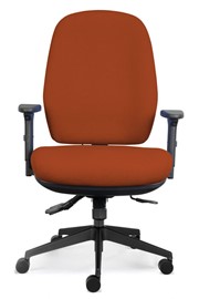 Torque Bariatric Fabric Office Chair - Orange