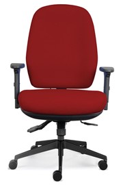 Torque Bariatric Fabric Office Chair - Bright Red