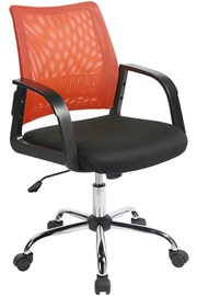 Calypso Medium Back Mesh Desk Chair - Orange 