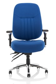 Barcelona Fabric Office Chair - Blue 