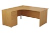 Kestral Corner Panel Desk And Pedestal