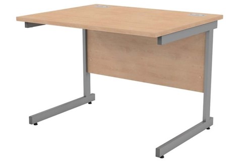 Thames Beech Rectangular Cantilever Desk - 800mm x 800mm