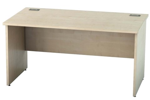 Thames Maple Rectangular Panel Leg Desk - 800mm x 800mm