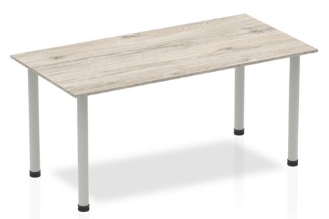 Gladstone Grey Oak Straight Table Post Leg - 1200mm 