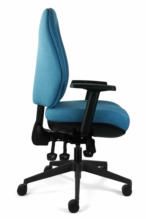 Torque Bariatric Office Chair - Fabric Upholstered - Adjustable Arms