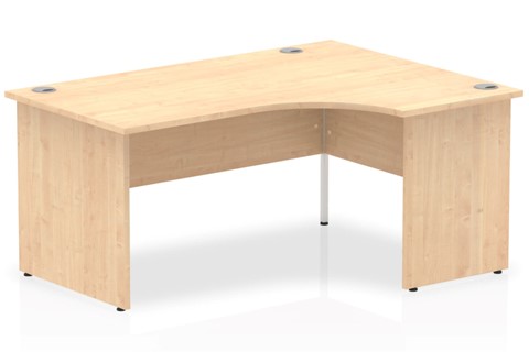Solar Maple Panel End Corner Desk - 1800mm x 1200mm Right Hand