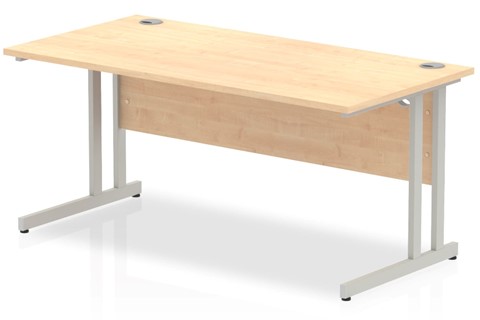 Solar Maple Rectangular Cantilever Desk - 1600mm x 600mm