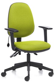 Ergo Lumbar Support Office Chair - Green