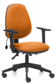 Ergo Lumbar Support Office Chair - Orange