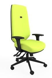 Ergo Adjust High Back Office Chair - Green 