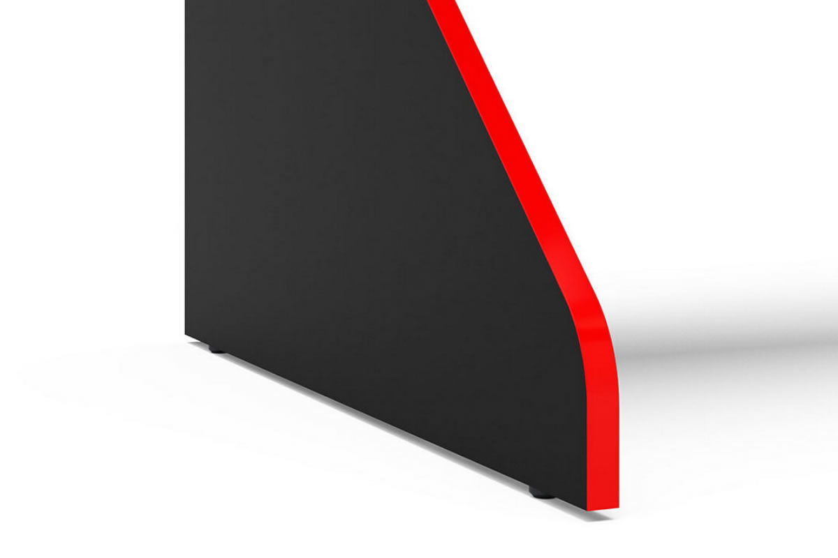 enzo black and red gaming computer desk