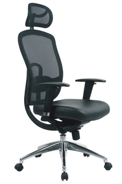 View High Back Ergonomic Mesh Home Office Chair Suits Taller LongLegged Person Leather Seat Breathable Mesh Backrest Seat Height Back Recline information