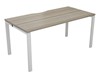 Kestral Grey Oak 1 Person Single Bench Desk