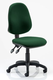 Promotion Green Operator Chair With No Arms