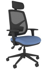 Ergo Fix Mesh High Back Office Chair - Light Blue 