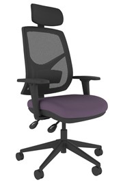 Ergo Fix Mesh High Back Office Chair - Purple 