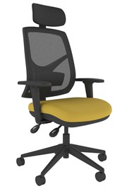 Ergo Fix Mesh High Back Office Chair - Yellow 