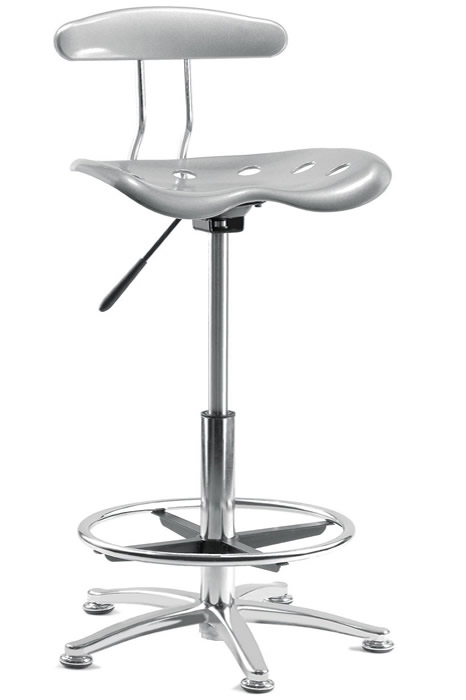 View Medium Backed High Lab Stool Polly Shell Tek Chair information