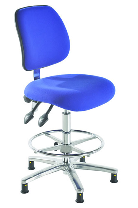 View Fabric Height Adjustable ChairStool Electro Static Dissipative Chair information