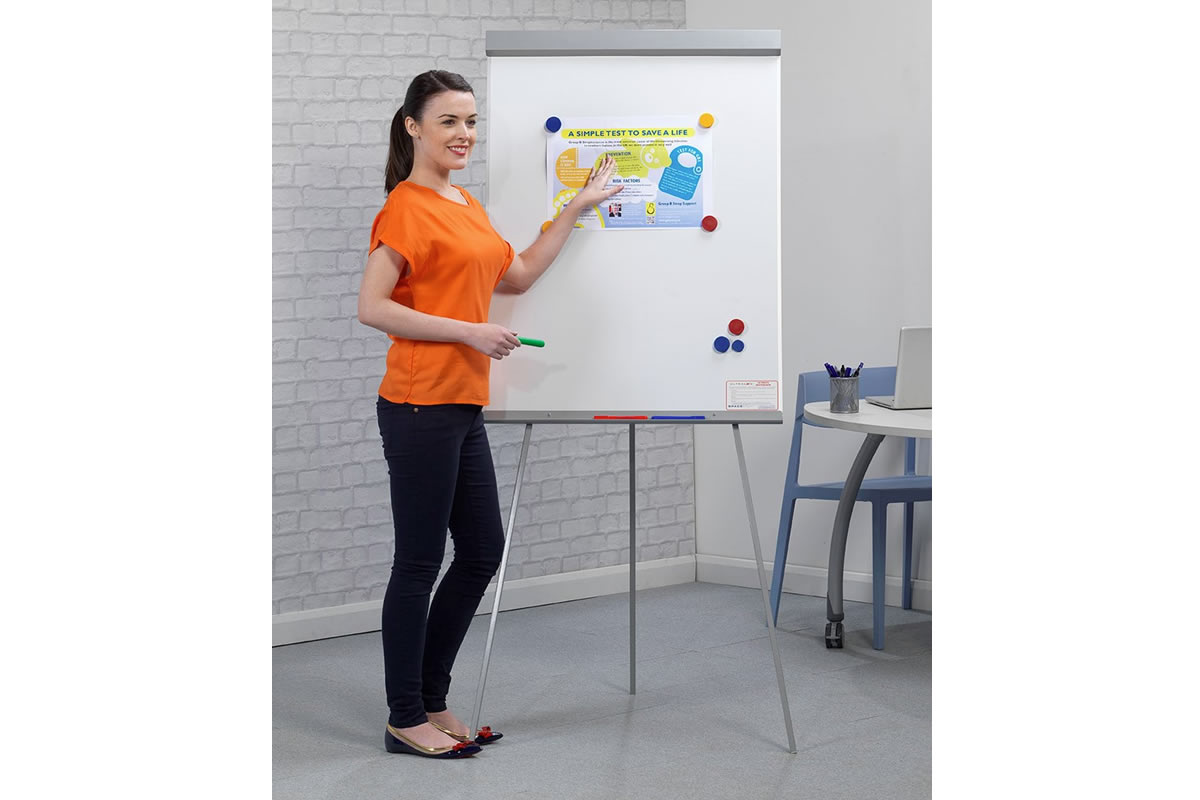 View Telescopic Height Adjustable Magnetic White Board Easel Dry Wipe Board On Stand Portable Office Free Standing Magnetic Whiteboard Home Magnetic information