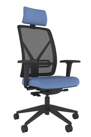 Pluto Ergonomic Mesh Office Chair - Blue 