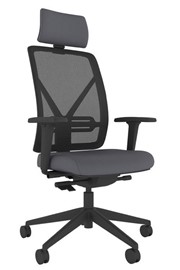 Pluto Ergonomic Mesh Office Chair - Grey 