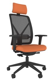 Pluto Ergonomic Mesh Office Chair - Orange