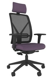 Pluto Ergonomic Mesh Office Chair - Purple 