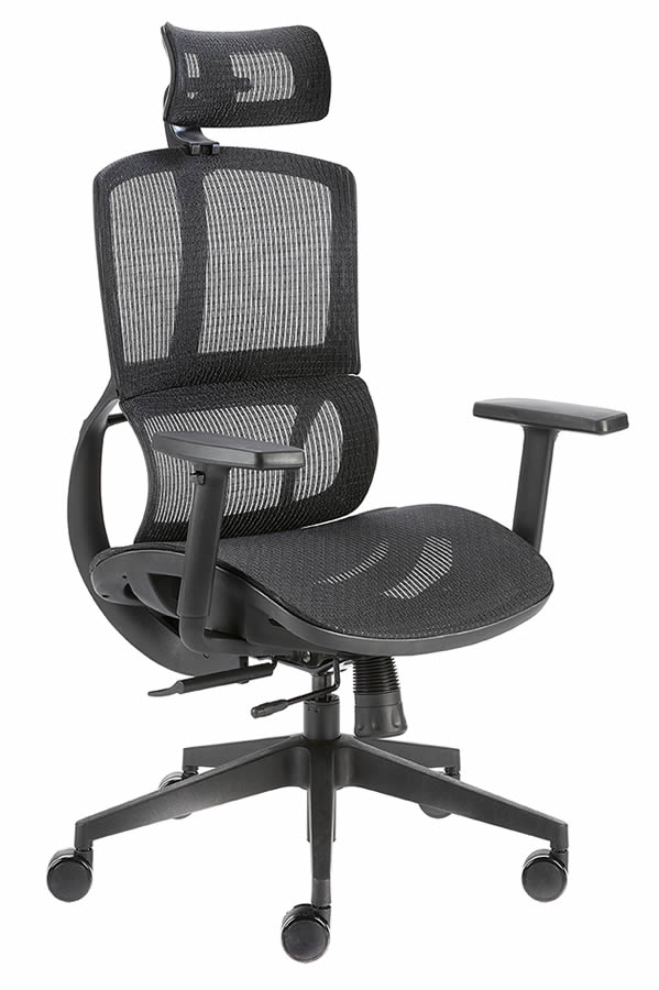 integrity seating ergonomic mesh high back executive office chair