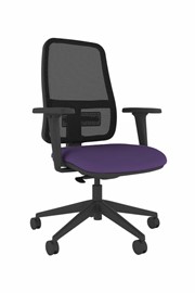 Sammie Mesh High Back Office Chair Purple Seat