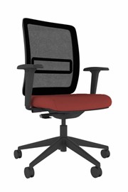 Neon Ergonomic Mesh Red Seat Office Chair