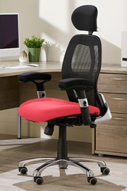 Cobhamly Mesh Office Chair - Black/Red 