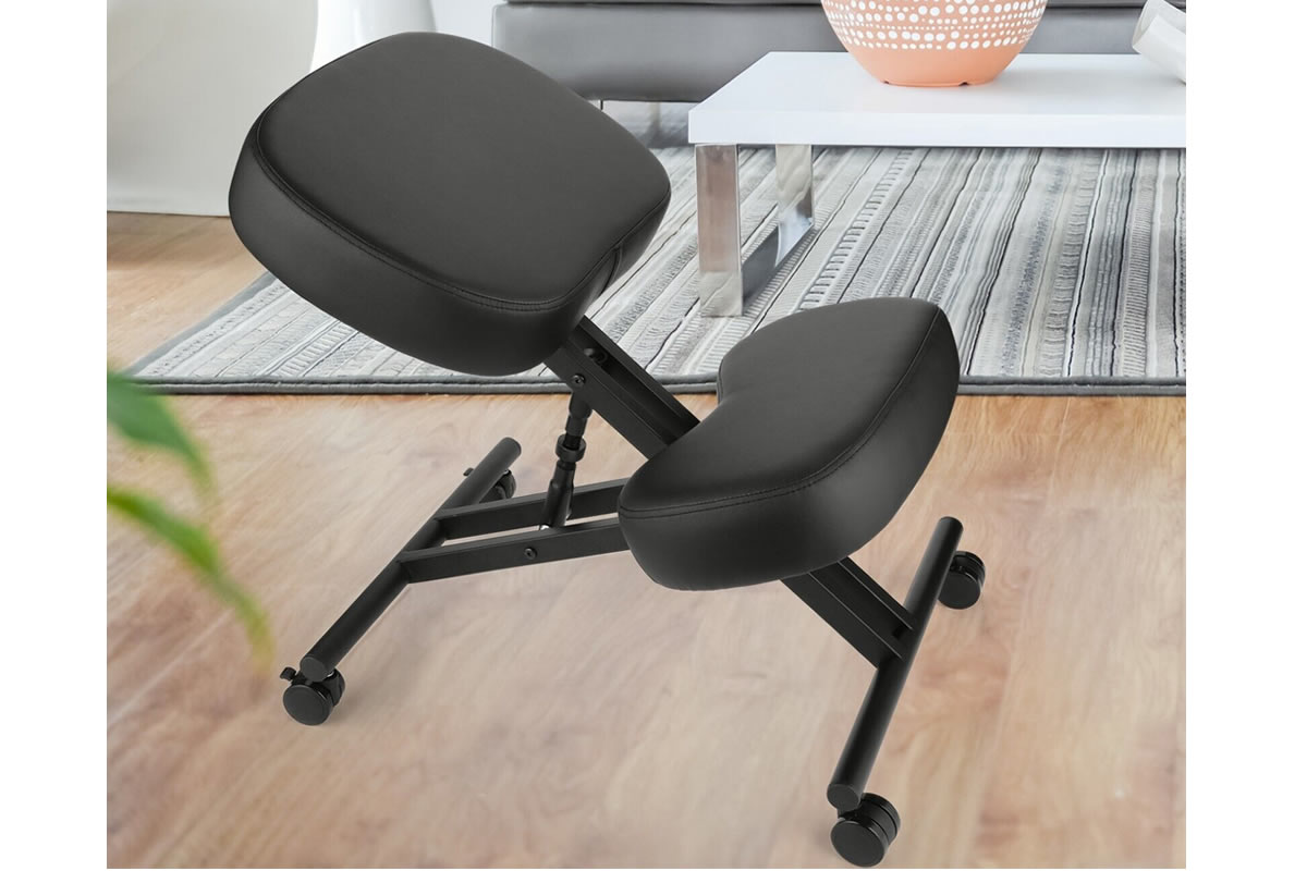 Ergonomic Kneeling Office Chair Posture Correcting Stool Orthopedic Knee  Chairs with Backrest Height Adjustable