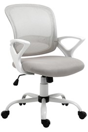 Atom Mesh Office Chair - White Mesh 