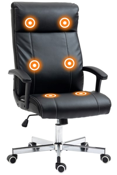 Barkerville Leather Office Massage Chair