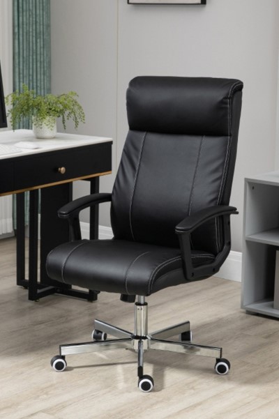 Barkerville Leather Office Massage Chair