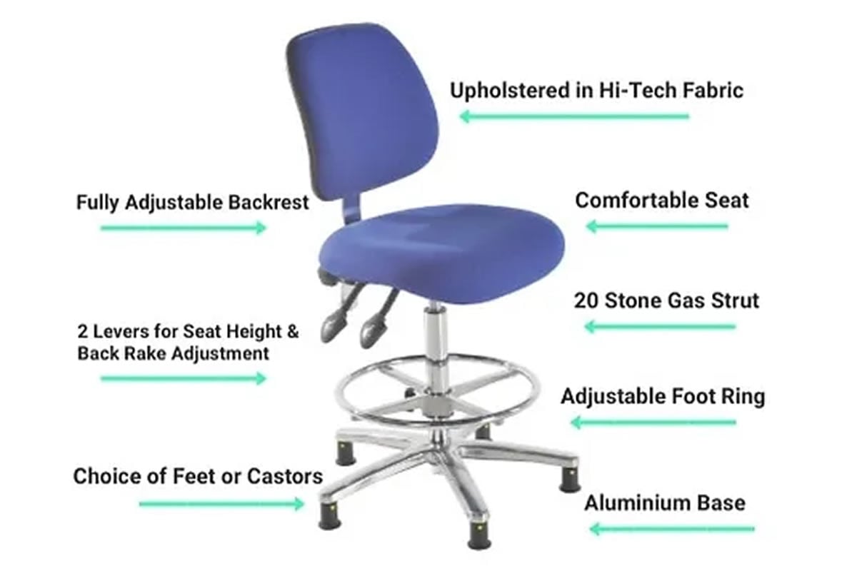 Chair deals adjustable feet