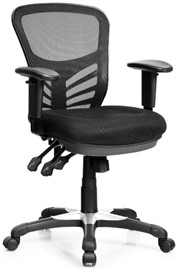 Black Marham Mesh Office Chair