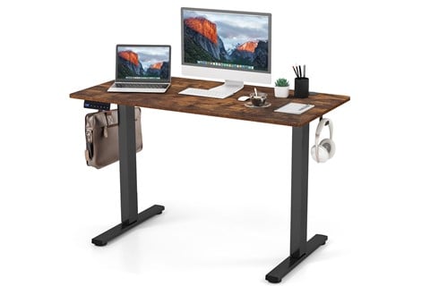 Bradville Brown Height Adjustable Desk