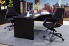 Optima Black Panel End Crescent Desk