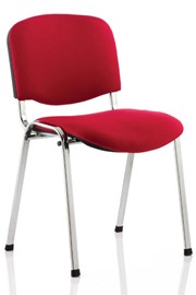 Claret Fabric Club Conference Chair