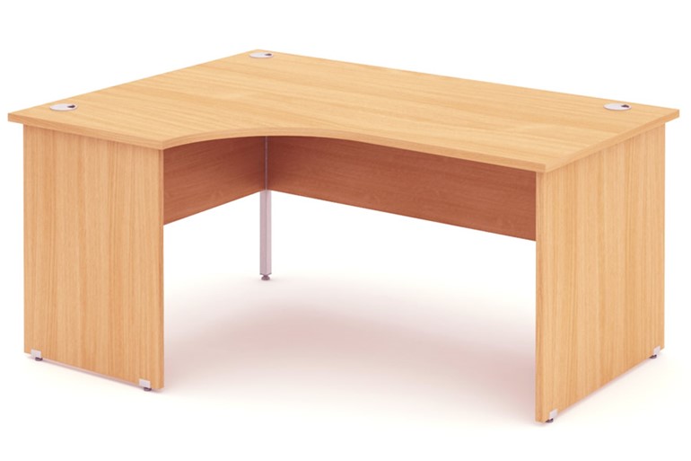 Price Point Beech Panel End Corner Desk