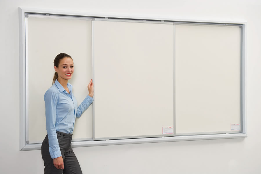 Wall Mounted Sliding Whiteboards